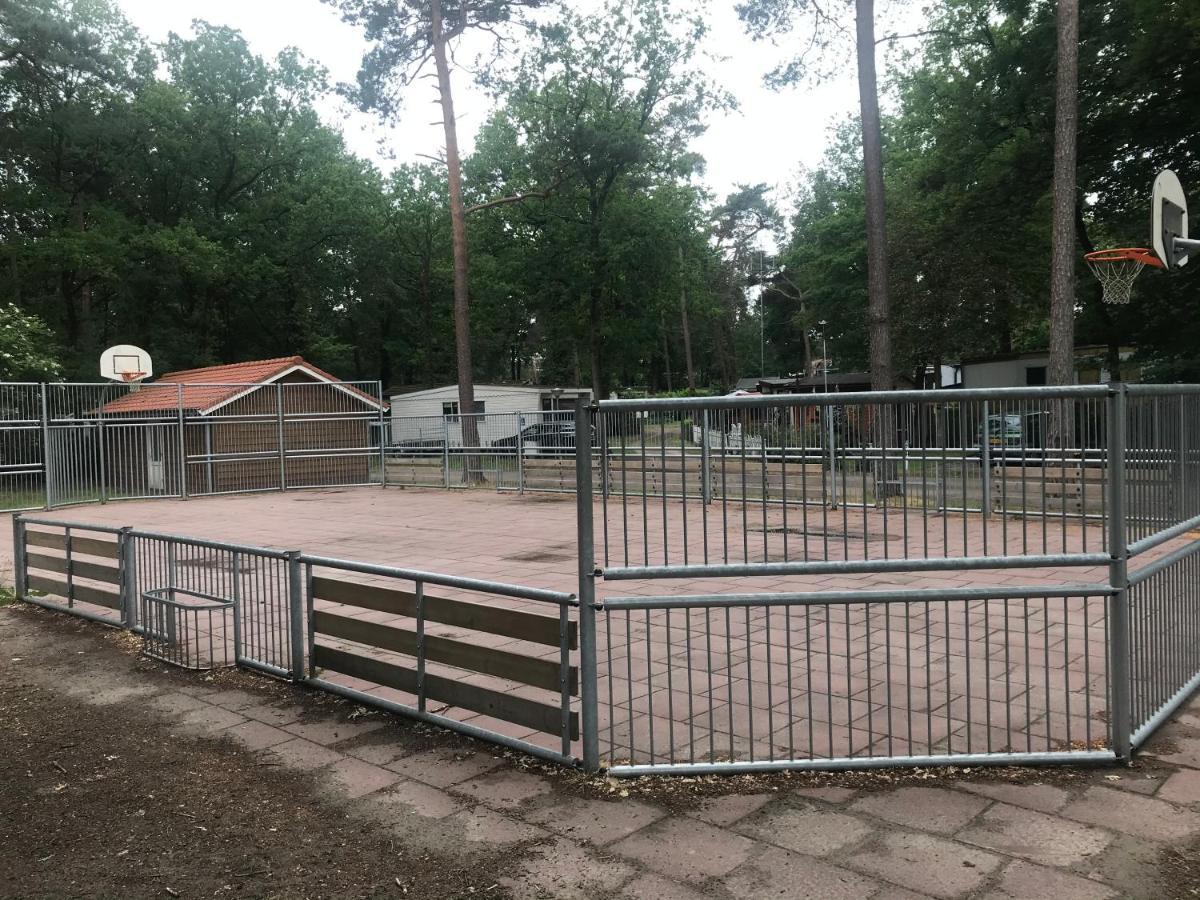 Wulft 47 Zonnig Gezellig 6P Chalet Met Zwembad In Bosrijke Omgeving Op Familie Camping De Vossenburcht IJhorst Bagian luar foto