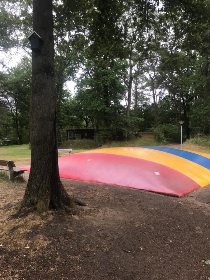 Wulft 47 Zonnig Gezellig 6P Chalet Met Zwembad In Bosrijke Omgeving Op Familie Camping De Vossenburcht IJhorst Bagian luar foto